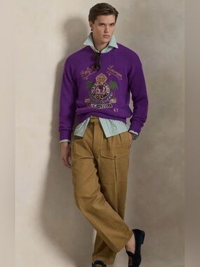 Embroidered Cotton Sweater